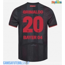 Camisa de time de futebol Bayer Leverkusen Alejandro Grimaldo #20 Replicas 1º Equipamento 2025-26 Manga Curta